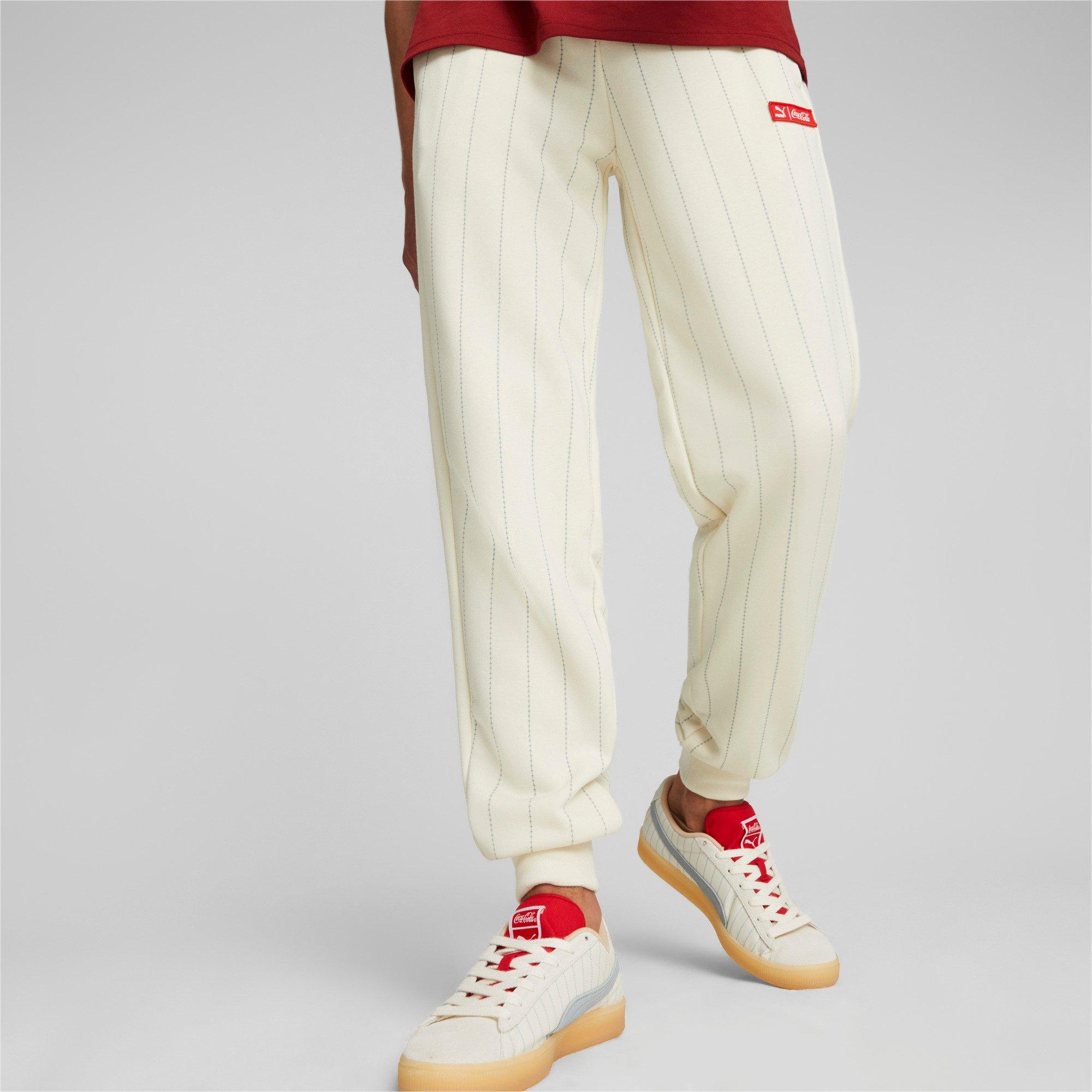 Puma Men's X Coca Cola T7 Track Pant - Ivory